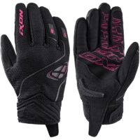 LUVAS MOTO IXON HURRICANE 2 LADY PRETO/FUCHSIA