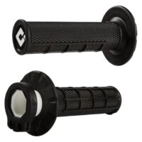PUNHOS MOTO ODI HALF-WAFFLE MX V2 LOCK-ON PRETO