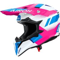 CAPACETE AIROH WRAAAP VISION ROSA GLOSS