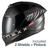 CAPACETE NEXX Y.100R FADE VERMELHO/PRETO