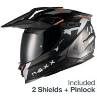 CAPACETE NEXX Y.TRAVL PRIMAL PRETO/CINZA MATE