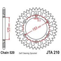 CREMALHEIRA JTA210-47D HONDA/BETA PRETO