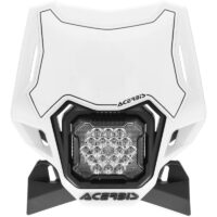 CARENAGEM FAROL LED ACERBIS VSL LUMEN-X BRANCO/PRETO