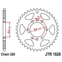 CREMALHEIRA JTR1826-41D (SUZUKI LT-Z 400)