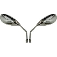 ESPELHOS OVAL CROMADO Ø10MM (DIR/DIRT) SJ T/ORELHA