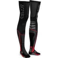 MEIAS ACERBIS X-LEG PR/VERM L/XL