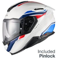 CAPACETE NEXX X.TR QUANTA BRANCO/AZUL