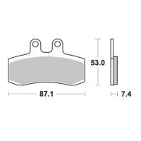 PASTILHAS TRAVAO CARBONO-CERAMICA BREMBO 07GR2106