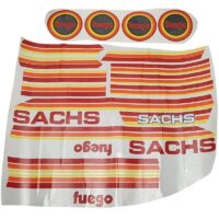 AUTOCOLANTES SACHS FUEGO VERMELHO