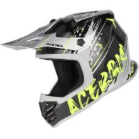 CAPACETE CRIANÇA ACERBIS PROFILE JUNIOR PRETO/CINZA/FLUO