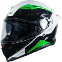 CAPACETE ORIGINE FORCE TECHNO VERDE/BRANCO BRILHO