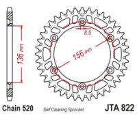 CREMALHEIRA JTA822-51D HUSQVARNA PRETO