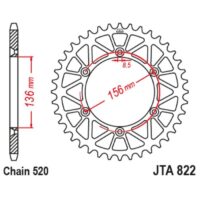 CREMALHEIRA JTA822-52D PRETO