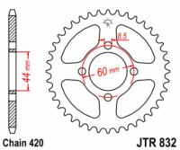 CREMALHEIRA JT JTR832-48D