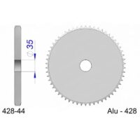CREMALHEIRA UNIVERSAL ALUMINIO AFAM 428 44D