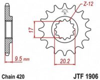 PINHAO JTF1906-14D (KTM 65)