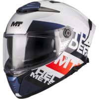 CAPACETE MOTO MT THUNDER 4 SV WAVES 22.06 BRANCO/AZUL/VERM