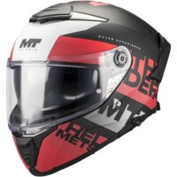 CAPACETE MOTO MT THUNDER 4 SV WAVES 22.06 PRETO/VERMELHO
