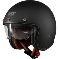 CAPACETE MOTO MT LE MANS 2 SV S PURE 22.06 PRETO MATE