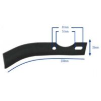 FACAS FRESA MOTOENXADA KIPA 7160 FURO Ø8 (24UNI)