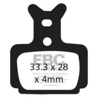 PASTILHAS TRAVAO BICICLETA FORMULA ONE/MEGA/R1/RX/T1 EBC CFA470R