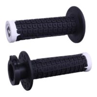 PUNHOS MOTO ODI NOMAD D30 LOCK-ON PRETO/BRANCO