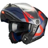 CAPACETE MODULAR MT ATOM 2 SV DEXTER 22.06 VERM/CINZA/PRETO