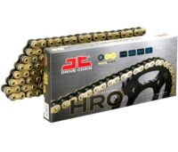 CORRENTE MOTO JT O-RING GB428HRO 128E DOURADO/PRETO