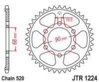 CREMALHEIRA JTR1224-36D