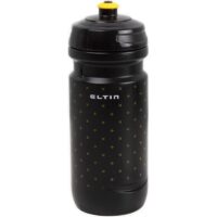 BIDON AGUA ELTIN EB1013 PRETO/AMARELO 600ML