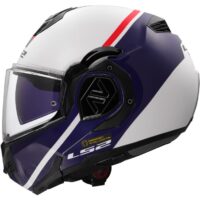 CAPACETE LS2 FF906 ADVANT SWIPE BRANCO/AZUL MATE