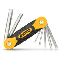 JOGO CHAVES HEXAGONAIS EM CANIVETE PRO 2.5-10MM VITO (7 PCS)