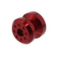COGUMELO ESCORA ELEVADOR MOTO M8X1.25 VERMELHO JMP