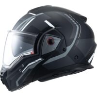 CAPACETE NZI FASTBACK DUO SHADOW PRETO/CINZA MATE