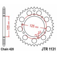 CREMALHEIRA JTR1131-47D YA DT50/APRILIA