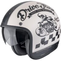 CAPACETE SCORPION BELFAST EVO DRIVE FAST 22-06 BEGE MATE