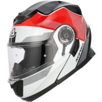 CAPACETE MODULAR ACERBIS SEREL 22.06 BRANCO/VERMELHO