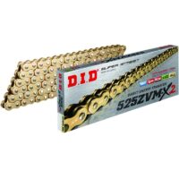 CORRENTE MOTO DID X-RING 525ZVMX2 124E DOURADO/DOURADO