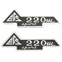 EMBLEMAS MALA EFS 220 SPORT FIBRA