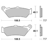 PASTILHAS TRAVAO BREMBO 07BB03SA