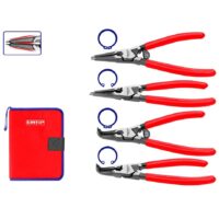 CONJUNTO 4 ALICATES FREIO 7" 180MM (2-180º - 2-90º) EMTOP