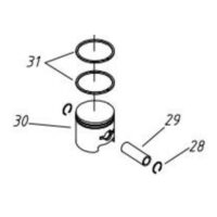 PISTON CPL SOPRADOR VITO VISM76
