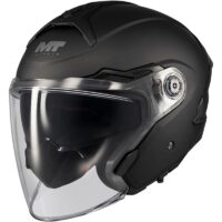 CAPACETE JET MT COSMO SV PURE 22.06 PRETO MATE