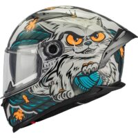 CAPACETE MT BRAKER SV THE KING 22.06 CINZA/AZUL