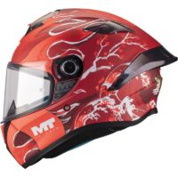 CAPACETE MT TARGO S YAMANAKA 22.06 VERMELHO/PRETO MATE