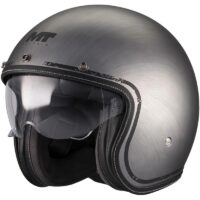 CAPACETE MT LE MANS 2 SV S BRUSHED 22.06 CINZA MATE