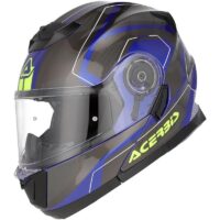 CAPACETE MODULAR ACERBIS SEREL 22.06 AZUL/CINZA/FLUO