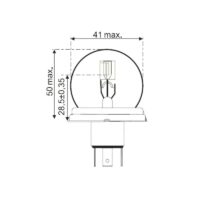 LAMPADA FAROL 6V 45/40W P45T JMP