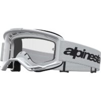 OCULOS ALPINESTARS VISION 3 WORDMARK BRANCO/PRETO TRANSP.