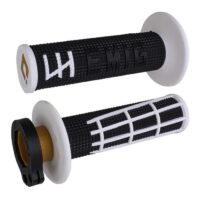 PUNHOS MOTO LOCK-ON ODI EMIG 2.0 V2 PRETO BRANCO